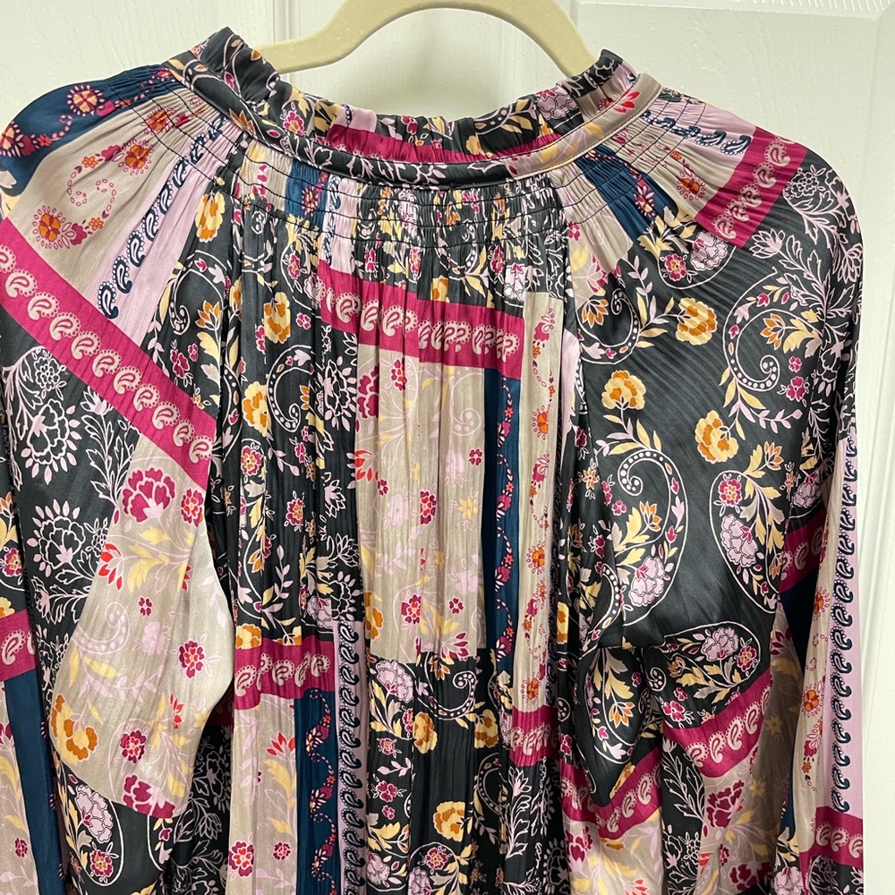 Current Air Patchwork Multi Blouse - image 7